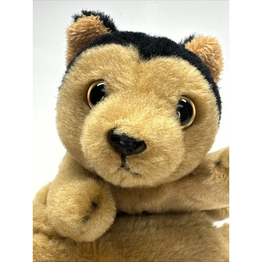 Russ Petooties Pets Alsatian German Shepherd GSD Dog Plush Toy Small 5in Brown